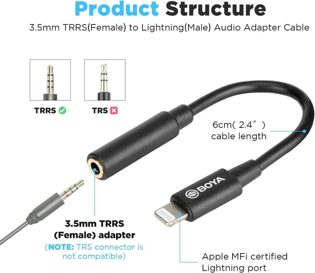 ISTARCOMPUTER Adaptateur Audio 3.5mm TRRS Mâle Vers 6 Femelles