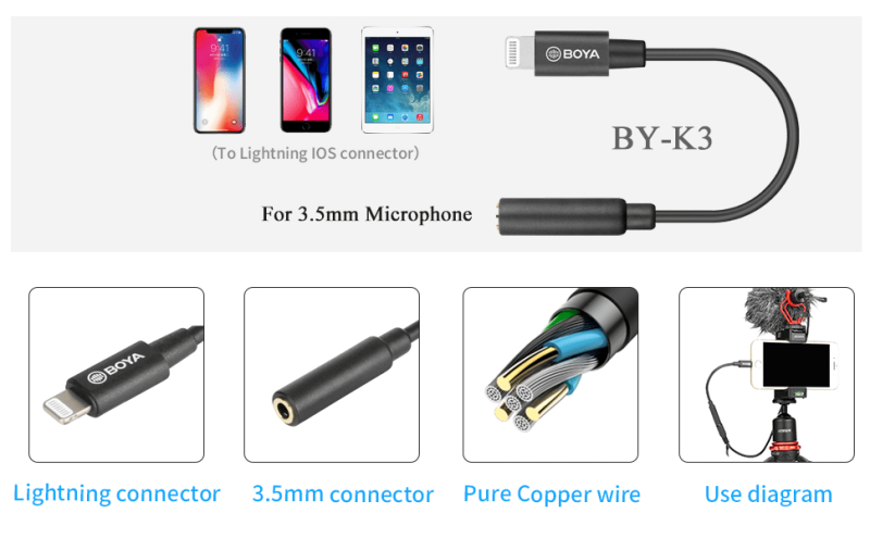 Câble Adaptateur 3,5 Mm Vers 3 Prises De 3,5 Mm Pour