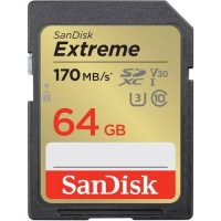 Carte mémoire SDXC Extreme UHS-I SanDisk 64 Go