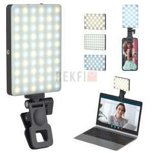 CL-V16 RGB Mini Lampe LED Vidéo pour Smartphone et Caméra – Éclairage Photo 2500K-9000K avec Mode Couleur et Batterie Rechargeable