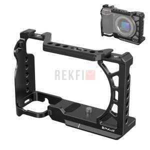Cage Caméra PULUZ PU3220B Métal pour Sony A6500 / A6400 / A6300 / A6000 – Fixations Pro