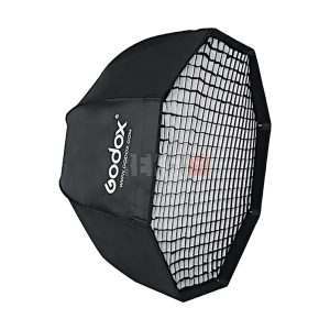 Godox SB-GUE Softbox Octogonale 95 cm avec Grille Nid d'Abeille – Monture Bowens pour Portrait, Vidéo et Studio Photo