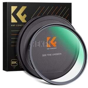 K&F Concept Filtre MCUV 67mm Nano-X HD – Anti-reflet, Résistant aux Rayures, Étanche, Verre Optique Haute Définition