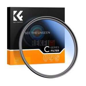 K&F Concept Filtre UV 82 mm Professionnel avec Revêtement Multi-Couches et Chiffon de Nettoyage