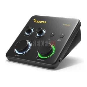 MAONO PS22 Lite – Interface Audio USB 24 bits/192 kHz pour Micro, Guitare, Podcast & Streaming