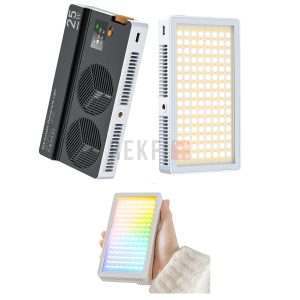 Mamen SL-PB25R RGB LED Vidéo 25W avec Diffuseur – Éclairage Bicolore & RGB 2500K–9000K, USB-C PD, CRI 97+, Portable pour Photo/Vidéo