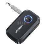UGREEN 90748 Récepteur Bluetooth 5.4 AUX Jack 3.5mm avec Micro Intégré – Adaptateur Audio Voiture & Casque (Noir)