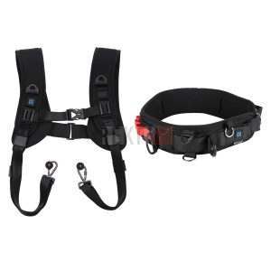 Harnais de Transport Double Appareil Photo PULUZ PKT3060-AR – Sangle Épaule + Ceinture pour DSLR/SLR