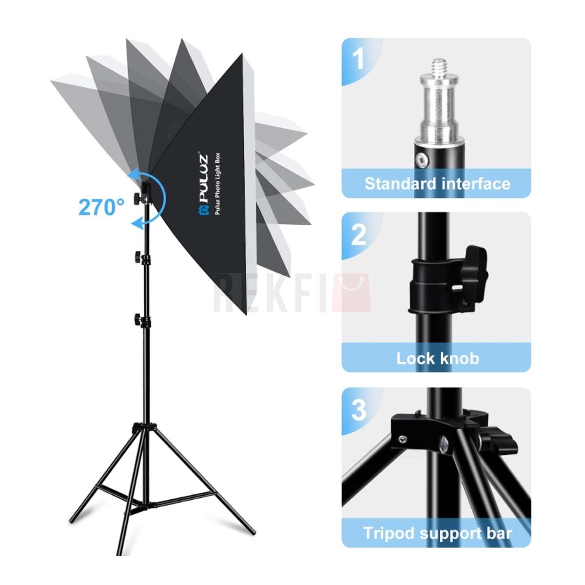 Ampoule LED E27 85W Pour Studio Vidéo & Photo - Lumière Continue Réglable 3200K-5500K - Selens