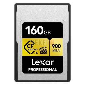 Lexar CFexpress Type A Gold 160 Go – Carte mémoire VPG400 jusqu’à 900 Mo/s pour vidéo 8K