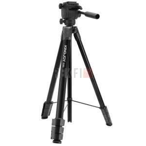 Kingjoy S660 + VT-200 – Trépied Vidéo Professionnel avec Rotule Fluide pour Appareil Photo et Smartphone
