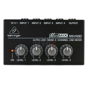 Behringer MicroMIX MX400 – Mini mixeur ligne 4 canaux pour sous-mixage