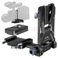 SmallRig 4064B – Plaque batterie V-Mount pliable en L avec double dégagement rapide Arca-Swiss