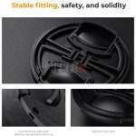 K&F CONCEPT Bouchons D'objectif Protection 55mm Avec Cordon ÉLastique