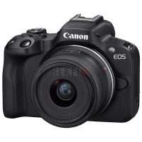 Canon EOS R50 + RF-S 18-45mm IS STM – Appareil photo hybride 4K rapide pour photo et vidéo