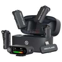 Hollyland Lark Max 2 Version 4 Personnes,Micro-Cravate sans Fil spécialement conçu pour Les scénarios de Tournage Multi-Personnes