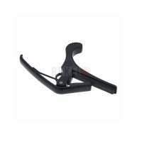 Harley Benton HBCC-K Classic Capo – Capodastre métal noir pour guitare classique, réglable d'une seule main