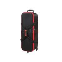 CB-04 – Valise de transport rigide sur roulettes pour matériel de flash et éclairage photo 76 × 24 × 25 cm