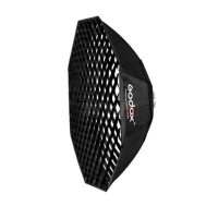 Godox SB-FW95 – Boîte à lumière octogonale 95 cm avec grille pour flash et éclairage studio