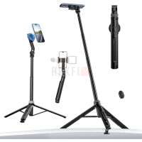 Ulanzi TT88 – Trépied perche à selfie magnétique 2-en-1 pour smartphone 145 cm avec télécommande et 2 griffes froides