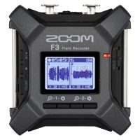 Zoom F3 – Enregistreur de terrain compact 2 pistes 32 bits flottants avec préamplis de qualité studio pour la production audio professionnelle