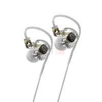 Debra IE-210 – Écouteurs intra-auriculaires filaires 10 BA (balanced armature), boîtier métal, jack 3,5mm, isolation passive pour le monitoring, le gaming et la musique