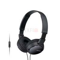 Sony MDR-ZX110AP – Casque filaire supra-auriculaire pliable avec microphone intégré, 30mm, 12-22000Hz pour l'écoute et les appels mains libres