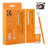 K&F Concept SKU.1616 – Kit de nettoyage capteur APS-C 16mm, 10 écouvillons microfibre à usage unique + liquide nettoyant 20ml sans ammoniaque