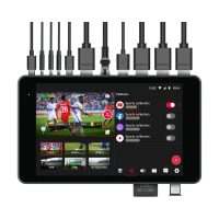 YoloLiv YoloBox Pro – Studio de live streaming multi-caméras tout-en-un, encodeur Qualcomm 660, écran tactile 8", 3 entrées HDMI, batterie 10 000mAh pour la production live portable