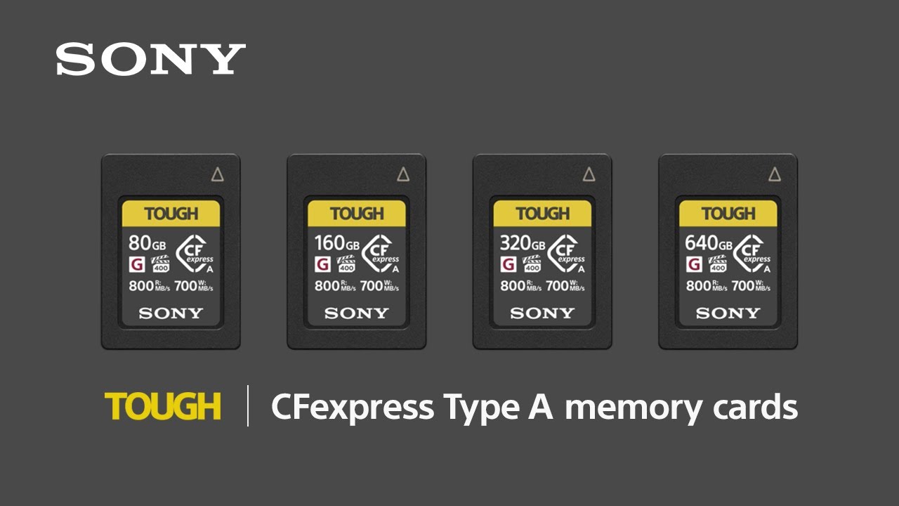 Introducing CFexpress Type A memory card CEA-G series | Sony | Accessory