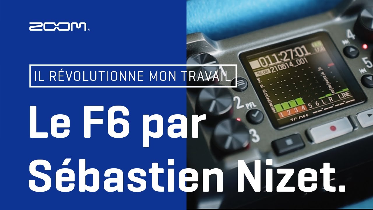 L'enregistreur Zoom F6 par Sébastien Nizet
