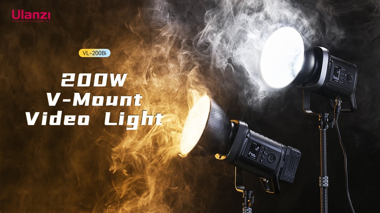 New Release | Ulanzi VL-200Bi 200W V-Mount Video Light