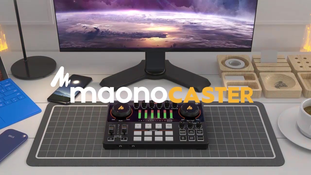 MAONOCASTER E2 Portable All-In-One Podcast Production Studio
