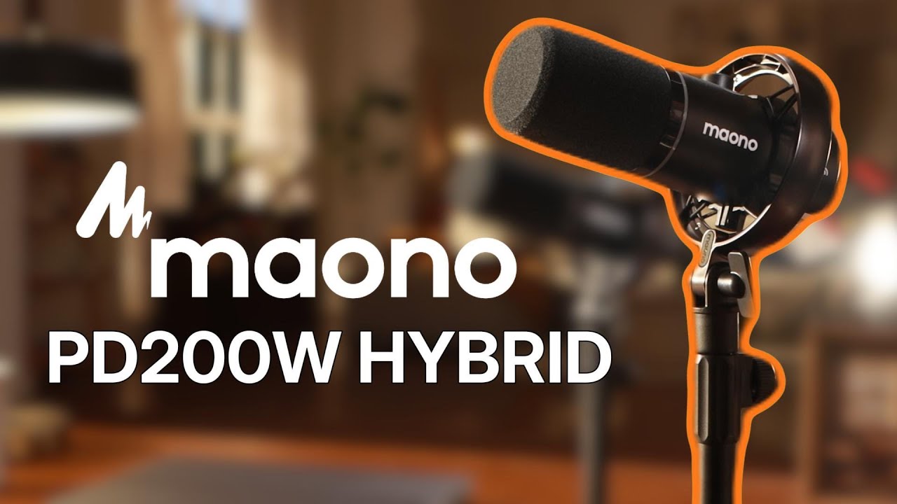 Introducing | Maono PD200W Hybrid Wireless Podcast Microphone