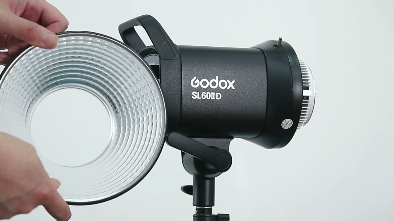 Godox SL60IID LED Video Light unboxing, installation, and using operation instructions