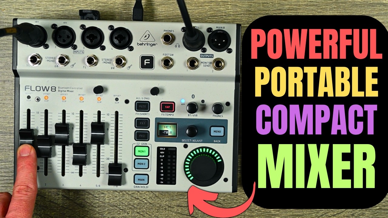 A Comprehensive Look at the Behringer Flow 8 Compact Mixer