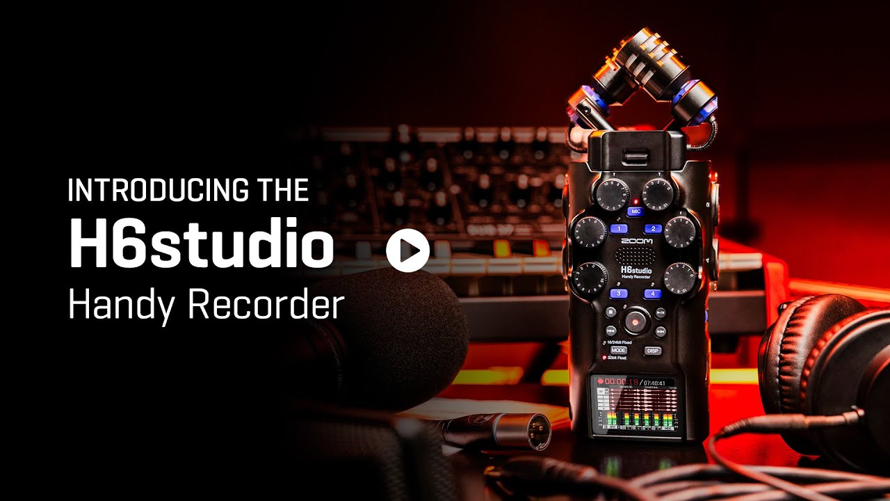 Explore the Zoom H6studio Handy Recorder