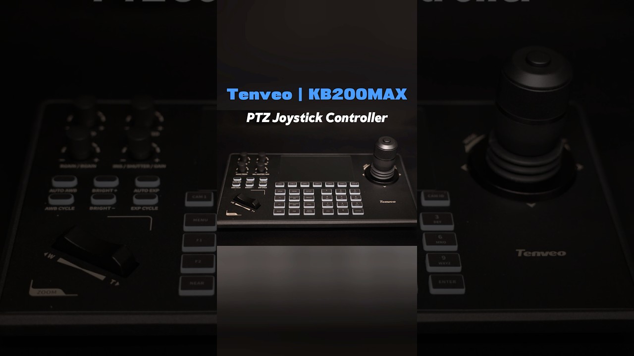 Tenveo KB300PRO - PTZ Camera and Joystick Controller Connection Diagram