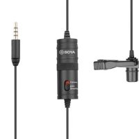 Boya by-M1 Microphone Cravate 3, 5 mm pour Smartphone et Caméra