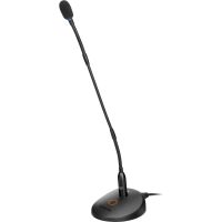 BOYA BY-GM18C Microphone à condensateur col de cygne de bureau 45,7 cm avec bouton muet indicateur LED XLR pour réunions, vidéoconférences, diffusion en continu, conférences