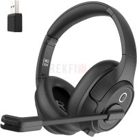 EKSA H6 Casque Bluetooth avec Micro Anti Bruit et Dongle USB, Autonomie de 55 Heures