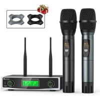 Système de Microphone sans fil Fifine K040, deux micro sans fil dynamiques et récepteur double canal