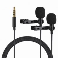 Microphone cravate Jack Deux têtes