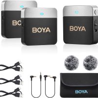 Microphone Cravate sans fil pour Caméras et Smartphone Boya BY-M1V2