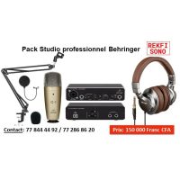 Pack Studio Professionnel behringer avec bras articulé