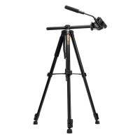 Trépied avec Tête fluide 2-en-1 KINGJOY VT-890H6 En Aluminium 360° Rotatif