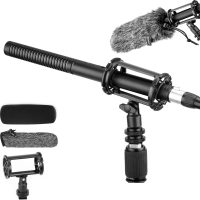 BOYA BY-BM6060 – Microphone canon directionnel de perche professionnel pour cinéma, broadcast et documentaire