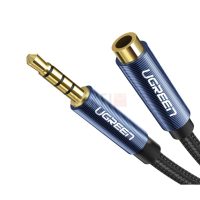UGREEN Rallonge Mini Jack Audio 3.5 mm 4 Pôles TRRS en Nylon Tressé Jack Audio Mâle vers Femelle Fonction Micro Câble Extension 5m