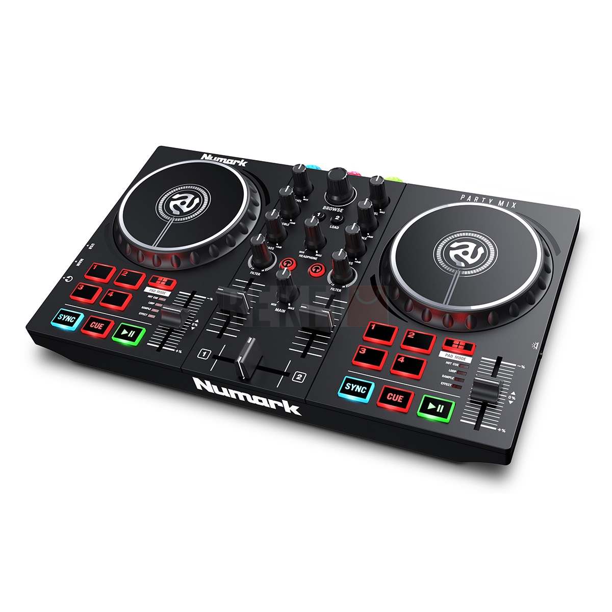 Table De Mixage DJ Enfant – 35,5 Cm, Effets Sonores, Microphone, Connexion Sans Fil, USB, Cadeau Musical