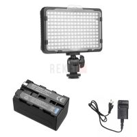 Eclairage LED Tolifo PT-176B + batterie NP-F750 + Chargeur